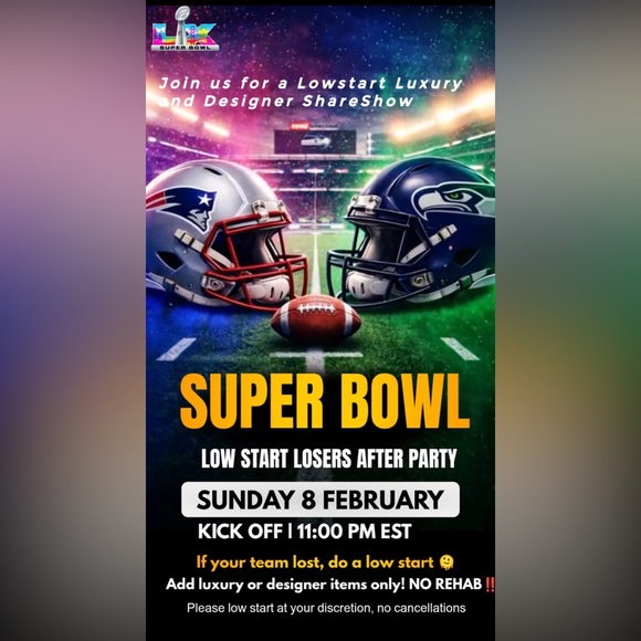 Accessories - LOW START LOSERS SUPER BOWL AFTER PARTY